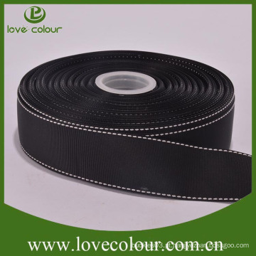 Venda grossista poliéster grosso preto 1 &quot;grosgrain ribbon à venda